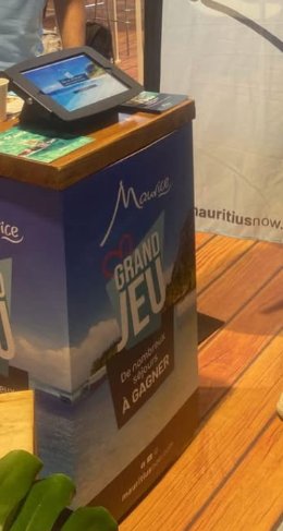Mauritius Tourism · avec ZOORIT – Borne quiz au salon Veezit