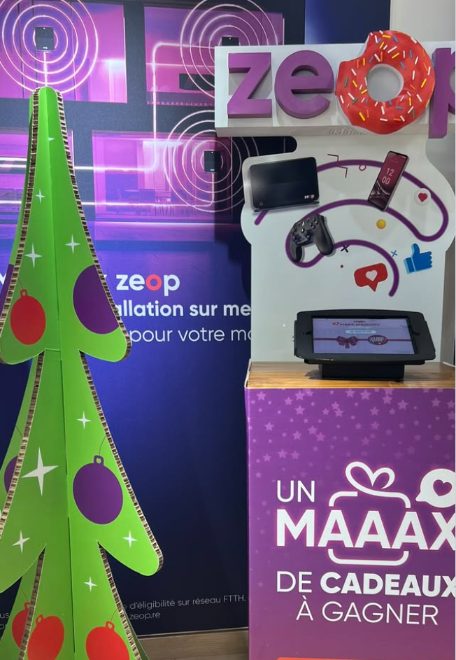 ZEOP – Bornes de jeu en boutique et sur les Francofolies